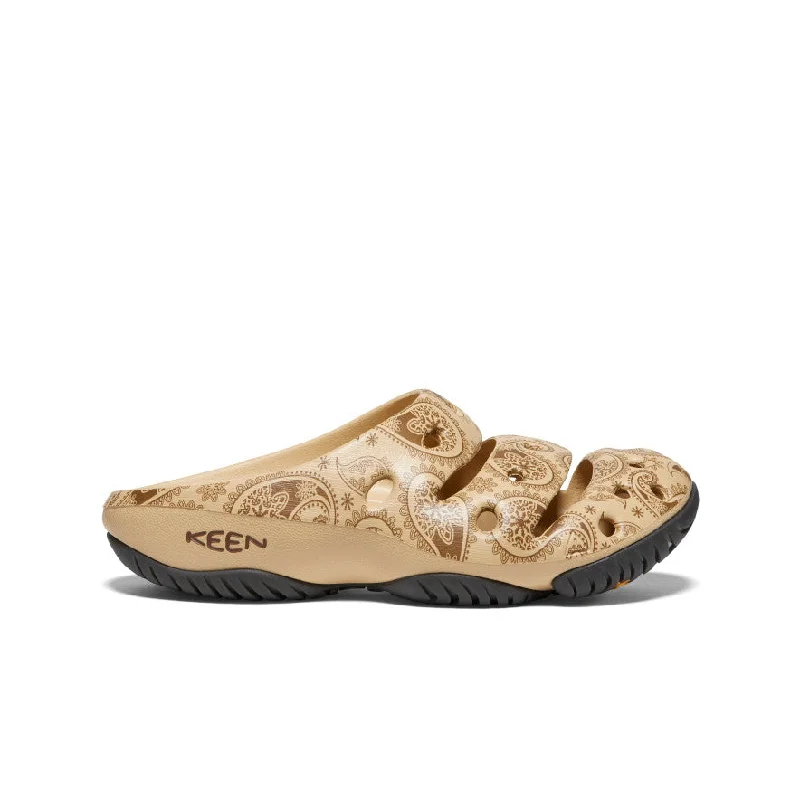 Men's sandals with a removable insole for cleaningMen's Yogui Arts Clog x T.H.C. | Caffe Latte Paisley Men's sandals with a removable insole for cleaningMen's Yogui Arts Clog x T.H.C. | Caffe Latte Paisley