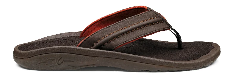 Men's sandals with a leather lining for comfortHokua - Dark Java