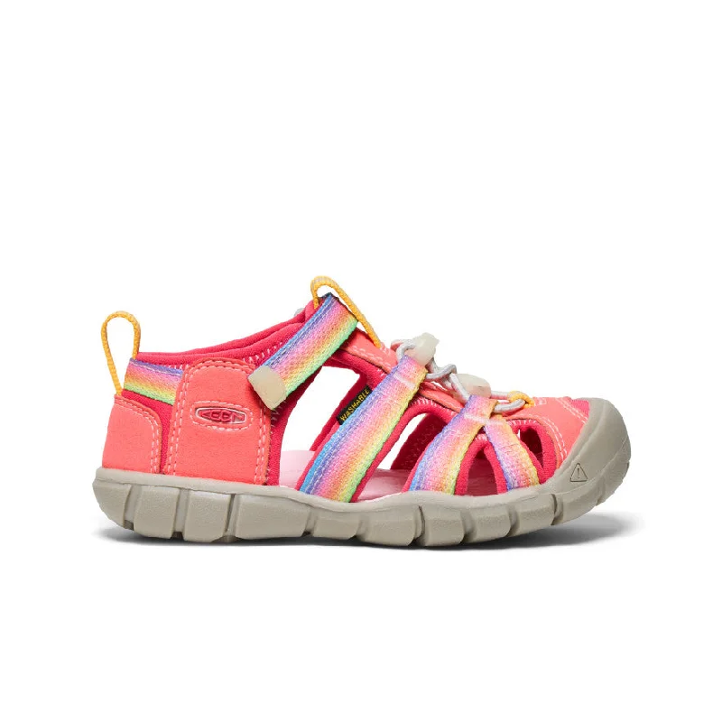 Men's sandals with a rubber sole for tractionLittle Kids' Seacamp II CNX | Rainbow Glow Men's sandals with a rubber sole for tractionLittle Kids' Seacamp II CNX | Rainbow Glow