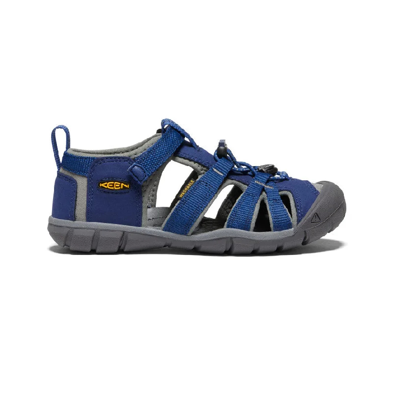 Men's sandals with a rubber sole for tractionBig Kids' Seacamp II CNX | Blue Depths/Gargoyle Men's sandals with a rubber sole for tractionBig Kids' Seacamp II CNX | Blue Depths/Gargoyle