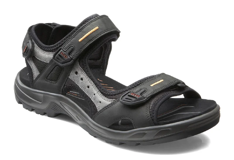 Men's sandals with a buckle closureEcco men's 069564-50034 Yucatan sandal black/mole/black Men's sandals with a buckle closureEcco men's 069564-50034 Yucatan sandal black/mole/black
