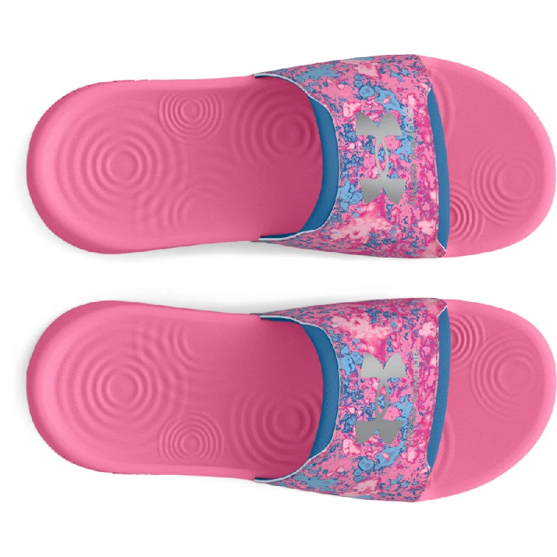 Men's sandals with a flexible sole for easy movementGirls' Under Armour Youth Ignite Select Slide Sandal Men's sandals with a flexible sole for easy movementGirls' Under Armour Youth Ignite Select Slide Sandal