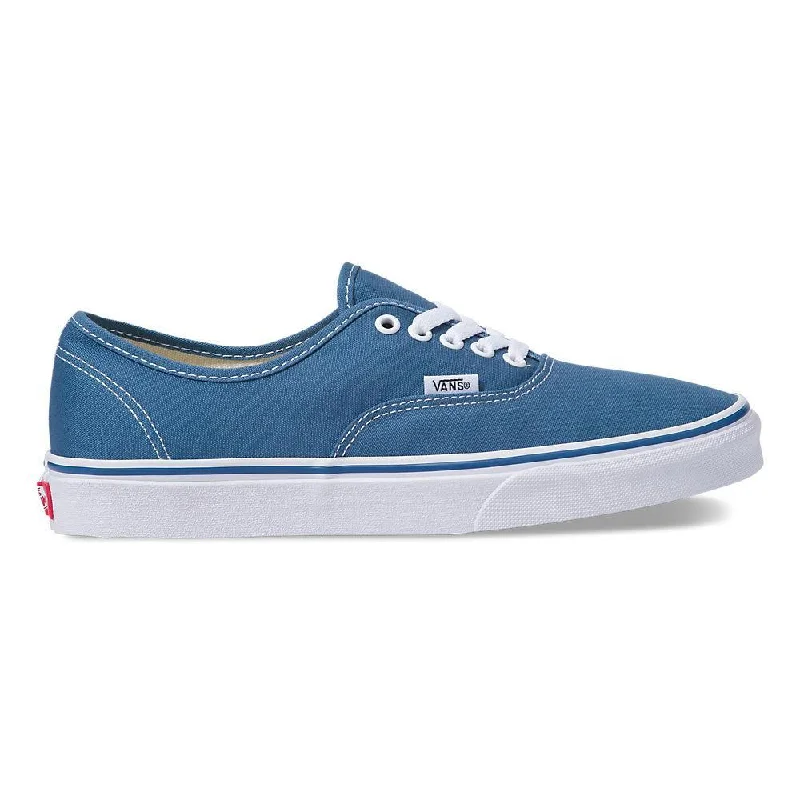 Men's Oxford shoes with a decorative inlay on the toeVans Unisex Authentic Navy Canvas Men's Oxford shoes with a decorative inlay on the toeVans Unisex Authentic Navy Canvas