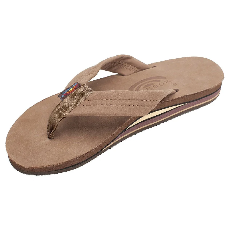 Men's sandals with a shock - absorbing insoleRainbow Sandals Women's Premier Leather Double Layer Arch - Dark Brown Men's sandals with a shock - absorbing insoleRainbow Sandals Women's Premier Leather Double Layer Arch - Dark Brown