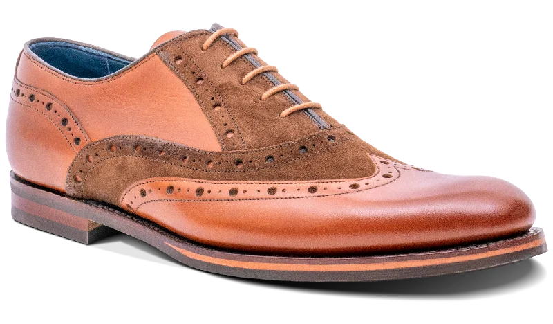 Men's Oxfords with a lace - up closure and a narrow fitAbingdon - Chestnut Calf/Polo Suede Men's Oxfords with a lace - up closure and a narrow fitAbingdon - Chestnut Calf/Polo Suede