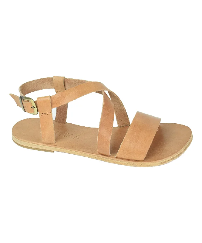 Men's sandals with a contrast stitching detailPico Blvd - Soft Leather Buckle Sandal | Tan Men's sandals with a contrast stitching detailPico Blvd - Soft Leather Buckle Sandal | Tan