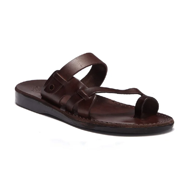 Men's sandals with a pointed toe for a stylish lookJabin - Leather Toe Loop Sandal | Brown Men's sandals with a pointed toe for a stylish lookJabin - Leather Toe Loop Sandal | Brown