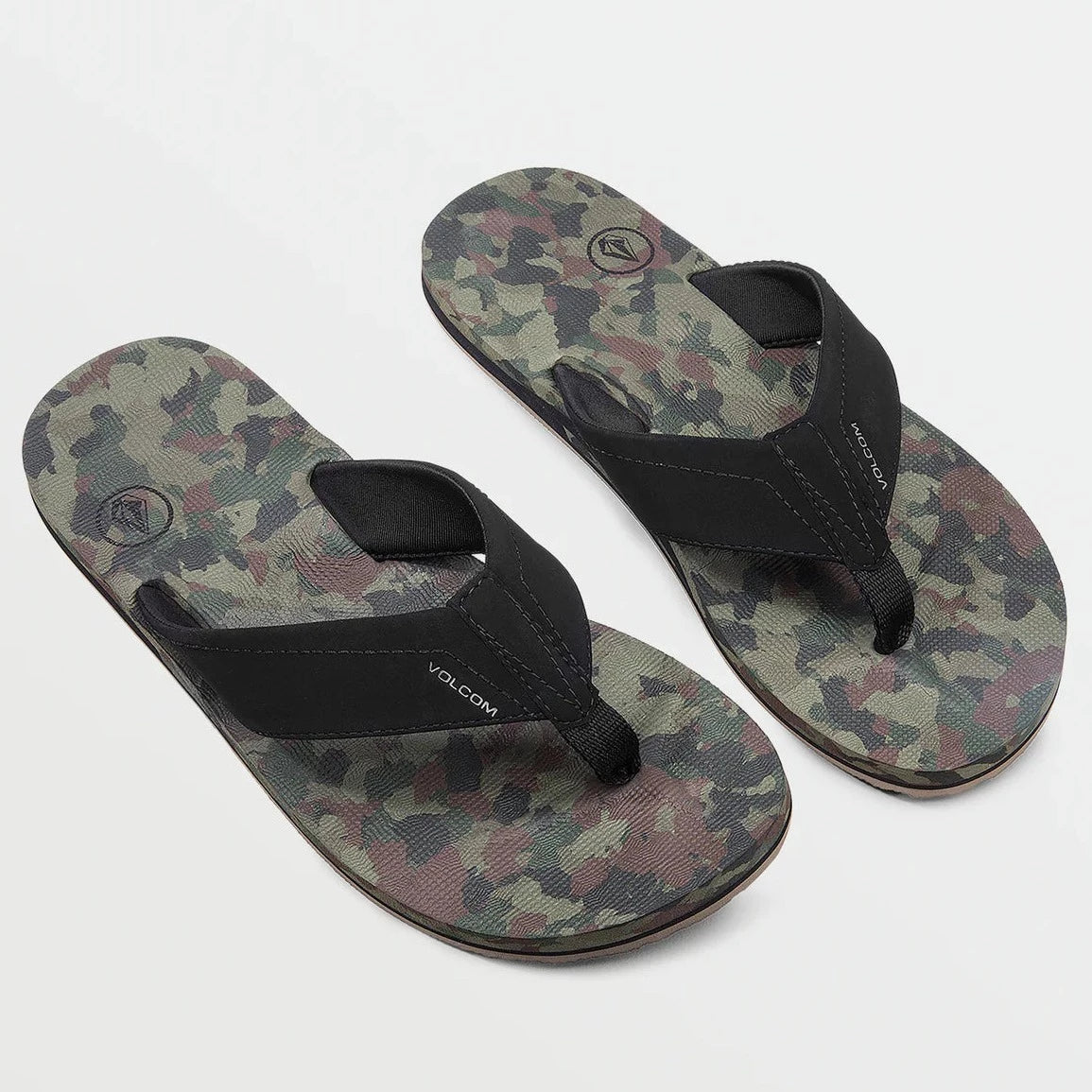 Men's sandals with a decorative buckle or charmVolcom Victor Mens Sandals - Dark Camo Men's sandals with a decorative buckle or charmVolcom Victor Mens Sandals - Dark Camo