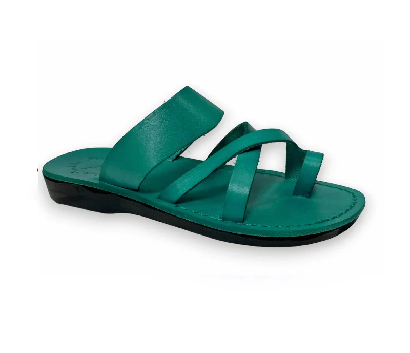 Men's sandals with a pointed toe for a stylish lookThe Good Shepherd - Leather Toe Loop Sandal | Turquoise Men's sandals with a pointed toe for a stylish lookThe Good Shepherd - Leather Toe Loop Sandal | Turquoise