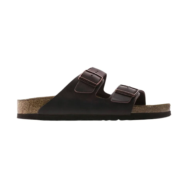 Men's sandals with a leather lining for comfortBrikenstock Arizona Soft Footbed Sandal - Oiled Leather Habana Men's sandals with a leather lining for comfortBrikenstock Arizona Soft Footbed Sandal - Oiled Leather Habana
