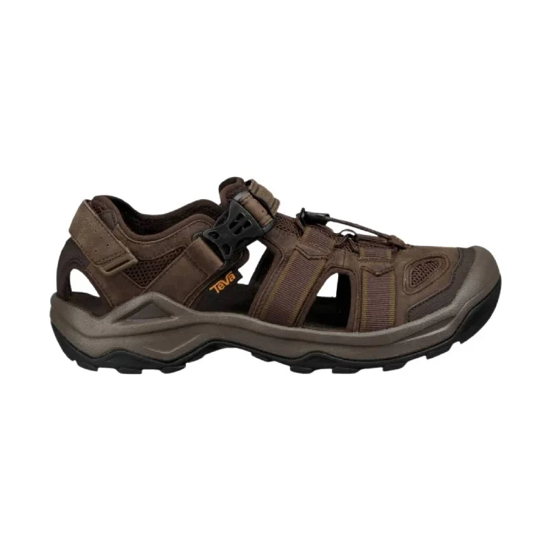 Men's sandals with a durable outer soleTeva Men's Omnium 2 Leather Hybrid Shoe - Turkish Coffee Men's sandals with a durable outer soleTeva Men's Omnium 2 Leather Hybrid Shoe - Turkish Coffee