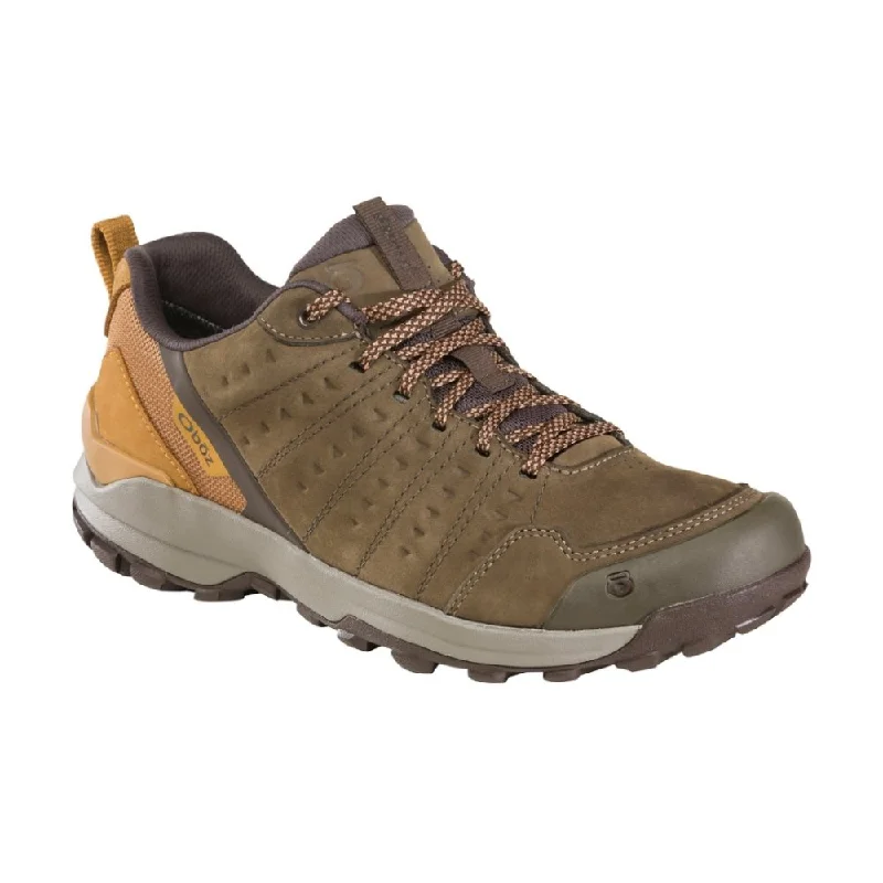 Men's Oxford shoes with a buckle closure and a pointed toeOboz Men's Sypes Low Waterproof - Wood Men's Oxford shoes with a buckle closure and a pointed toeOboz Men's Sypes Low Waterproof - Wood