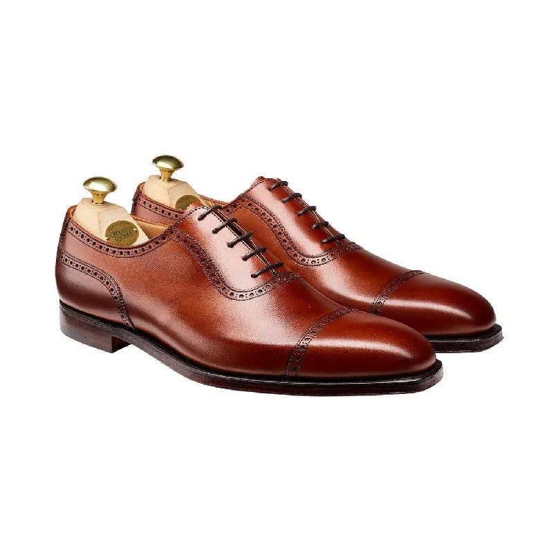 Men's Oxford shoes with a smooth leather upper and a leather soleWestbourne Chestnut Burnished Calf Men's Oxford shoes with a smooth leather upper and a leather soleWestbourne Chestnut Burnished Calf