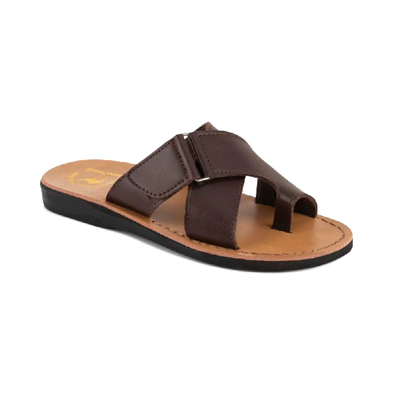 Men's sandals with a shock - absorbing insoleAsher Vegan - Leather Alternative Sandal | Brown Men's sandals with a shock - absorbing insoleAsher Vegan - Leather Alternative Sandal | Brown