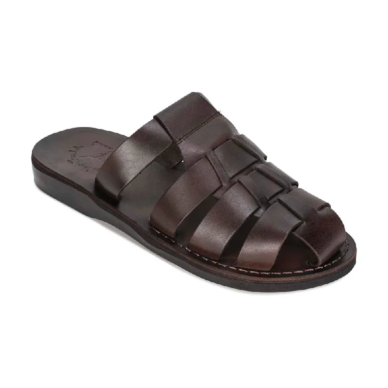 Men's sandals with a pointed toe for a stylish lookMichael Slide - Leather Pacific Slide Sandal | Brown Men's sandals with a pointed toe for a stylish lookMichael Slide - Leather Pacific Slide Sandal | Brown