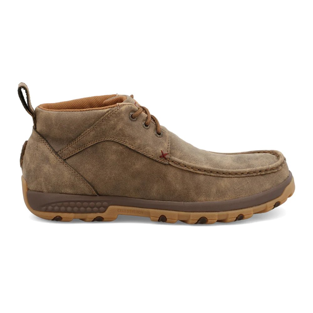 Men's Oxford shoes with a shock - absorbing insole and a leather liningTwisted X Men's Chukka Driving Moc MXC0001 - Bomber Men's Oxford shoes with a shock - absorbing insole and a leather liningTwisted X Men's Chukka Driving Moc MXC0001 - Bomber