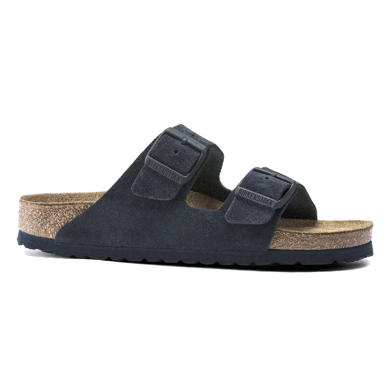 Men's sandals with a removable insole for cleaningBirkenstock Men's Arizona Navy Suede Men's sandals with a removable insole for cleaningBirkenstock Men's Arizona Navy Suede