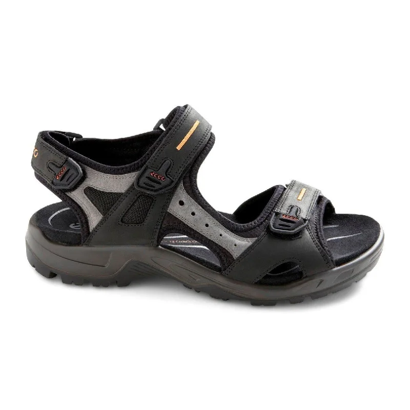 Men's sandals with a shock - absorbing insoleECCO Men's 069564 Yucatan Sandal Black Men's sandals with a shock - absorbing insoleECCO Men's 069564 Yucatan Sandal Black