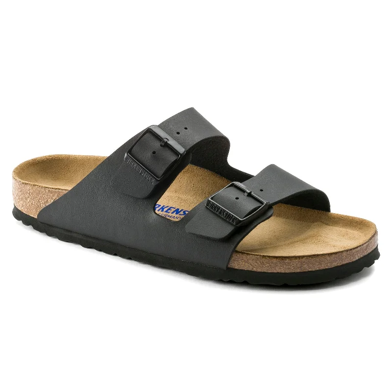 Men's sandals with a shock - absorbing insoleBirkenstock Arizona Soft Footbed - Birko-Flor Men's sandals with a shock - absorbing insoleBirkenstock Arizona Soft Footbed - Birko-Flor
