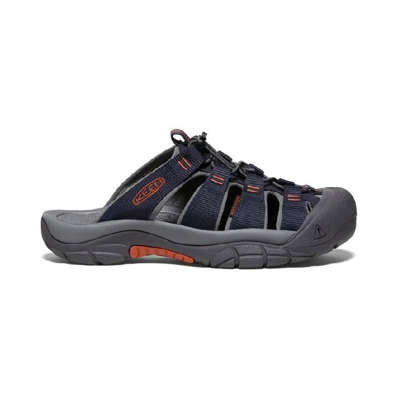 Men's sandals with a flexible sole for easy movementMen's Newport Slide | Sky Captain/Bombay Brown Men's sandals with a flexible sole for easy movementMen's Newport Slide | Sky Captain/Bombay Brown