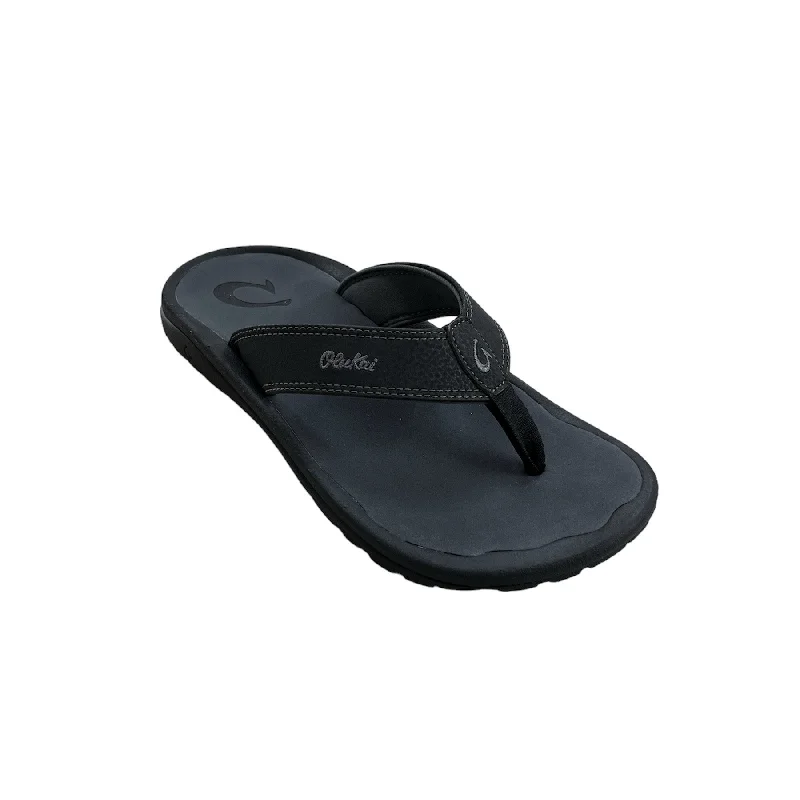 Men's sandals with a leather lining for comfortMen's Ohana Flip Flop Sandal-Black/Dark Shadow Men's sandals with a leather lining for comfortMen's Ohana Flip Flop Sandal-Black/Dark Shadow