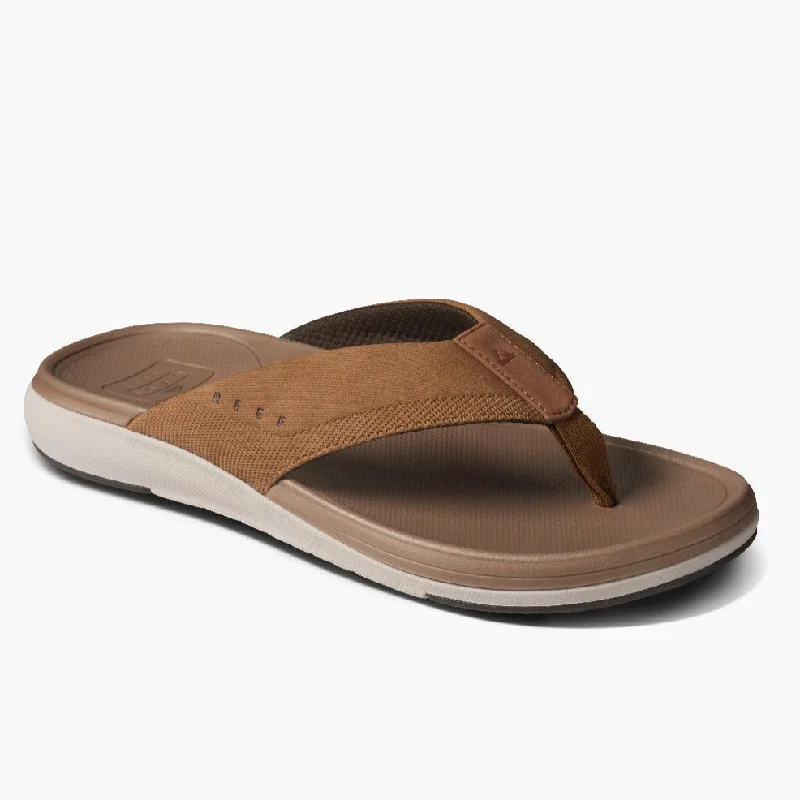 Men's sandals with a shock - absorbing insoleReef Cushion Norte Comfort Sandals - Tan Grey Men's sandals with a shock - absorbing insoleReef Cushion Norte Comfort Sandals - Tan Grey
