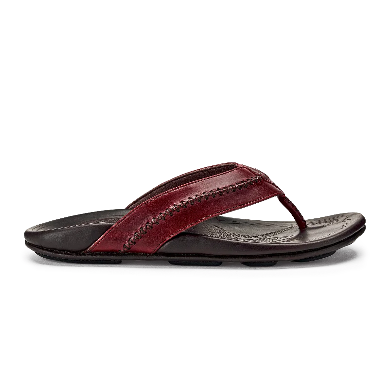 Men's sandals with a padded heelMea Ola - Terra / Dark Wood