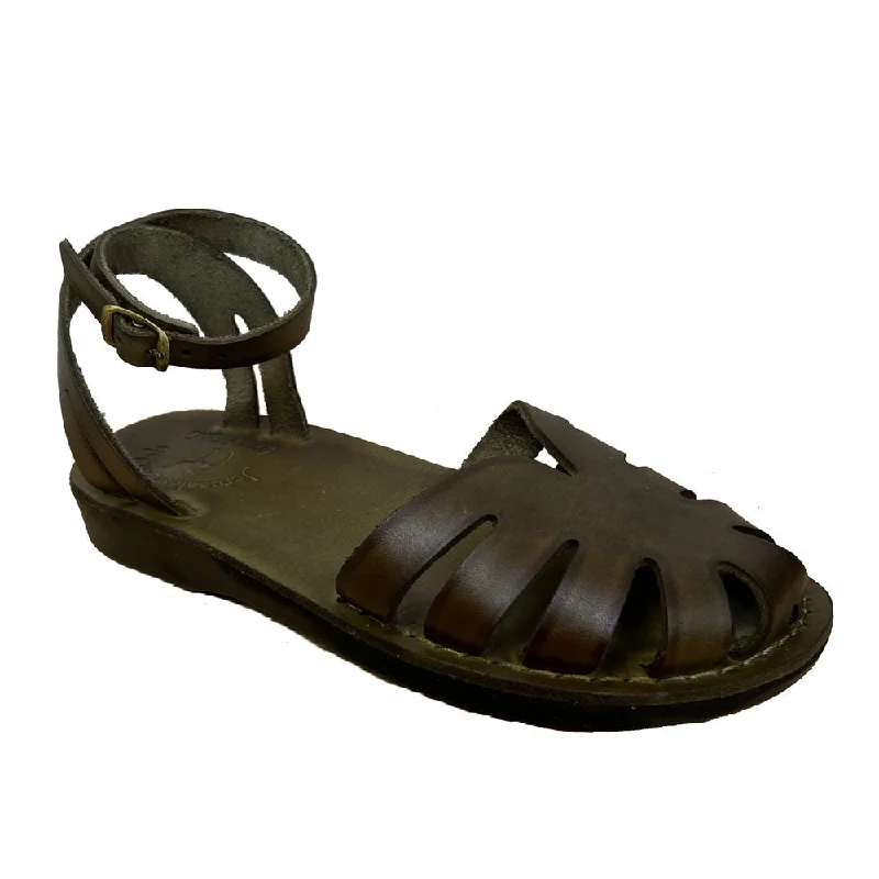 Waterproof men's sandals for water activitiesOlivia - Leather Adjustable Strap Sandal | Olive Waterproof men's sandals for water activitiesOlivia - Leather Adjustable Strap Sandal | Olive