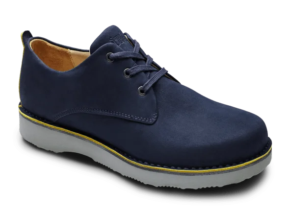 Men's Oxfords in a dark burgundy leather for a unique styleSamuel Hubbard Free I Samuel Hubbard, Navy Nubuck Men's Oxfords in a dark burgundy leather for a unique styleSamuel Hubbard Free I Samuel Hubbard, Navy Nubuck