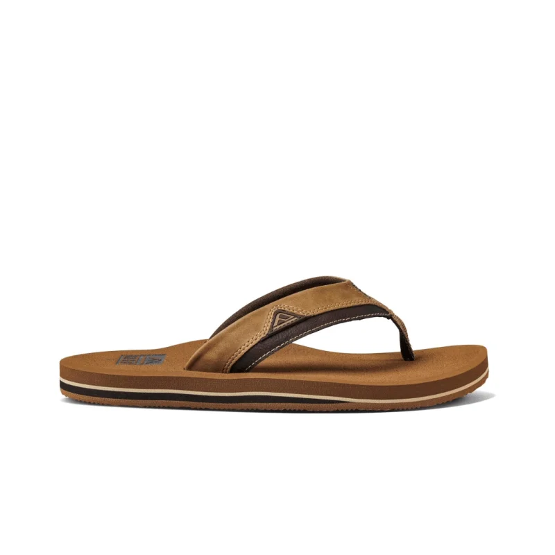 Men's sandals with a stretchy strap for a better fitReef Men's Cushion Dawn - Bronze Men's sandals with a stretchy strap for a better fitReef Men's Cushion Dawn - Bronze