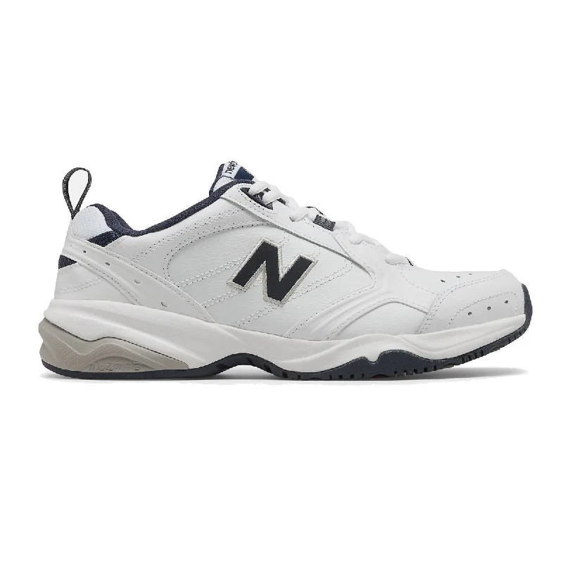 Men's Oxfords with a low - heeled design and a square toeNew Balance Men's MX624WN2 White/Navy Men's Oxfords with a low - heeled design and a square toeNew Balance Men's MX624WN2 White/Navy