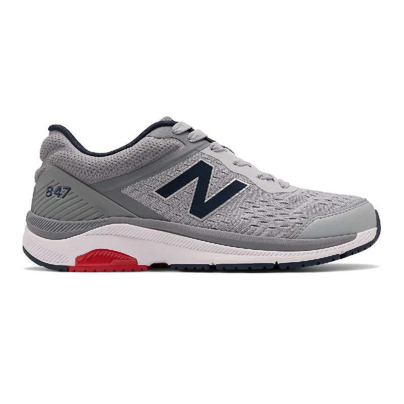 Men's Oxford shoes with a polished leather finishNew Balance Men's 847v4 Silver Mink Gunmetal Men's Oxford shoes with a polished leather finishNew Balance Men's 847v4 Silver Mink Gunmetal