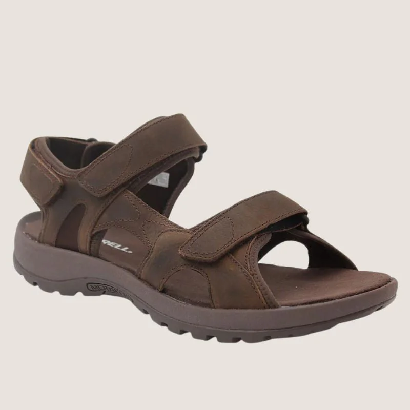 Men's sandals in a neutral color like black or brownMerrell Mens Sandspur 2 Convert Sandal Men's sandals in a neutral color like black or brownMerrell Mens Sandspur 2 Convert Sandal