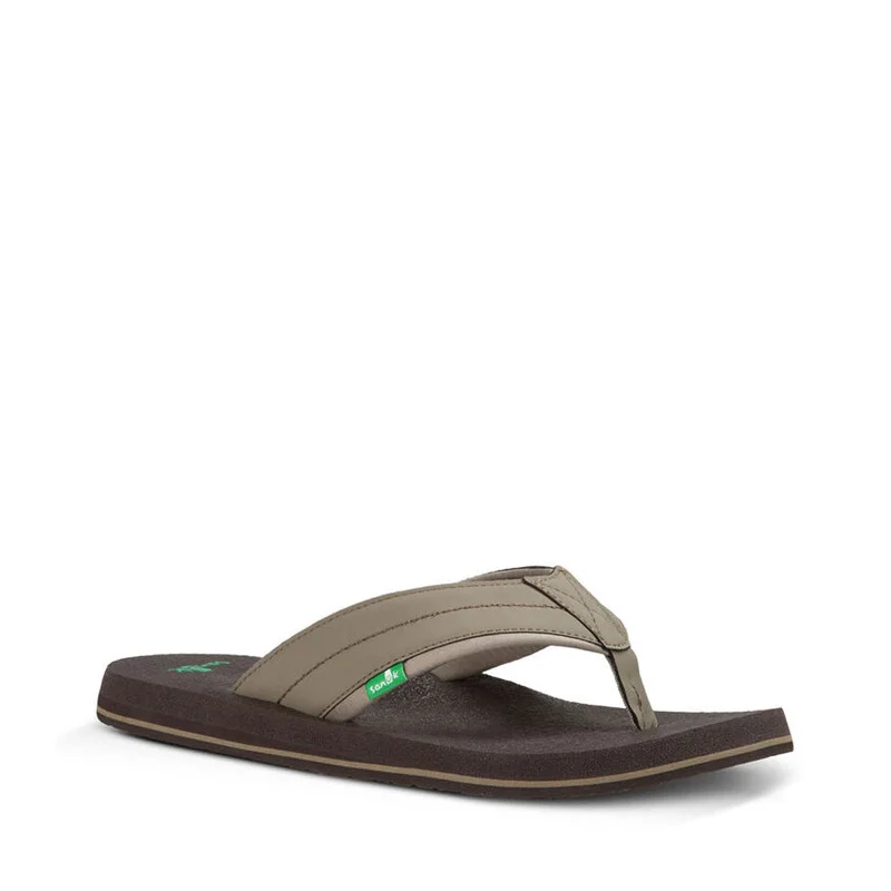 Men's sandals with a flexible sole for easy movementMen's Shoes Sanuk BEER COZY 2 Casual Flip Flop Sandals SMS10868 BRINDLE Men's sandals with a flexible sole for easy movementMen's Shoes Sanuk BEER COZY 2 Casual Flip Flop Sandals SMS10868 BRINDLE