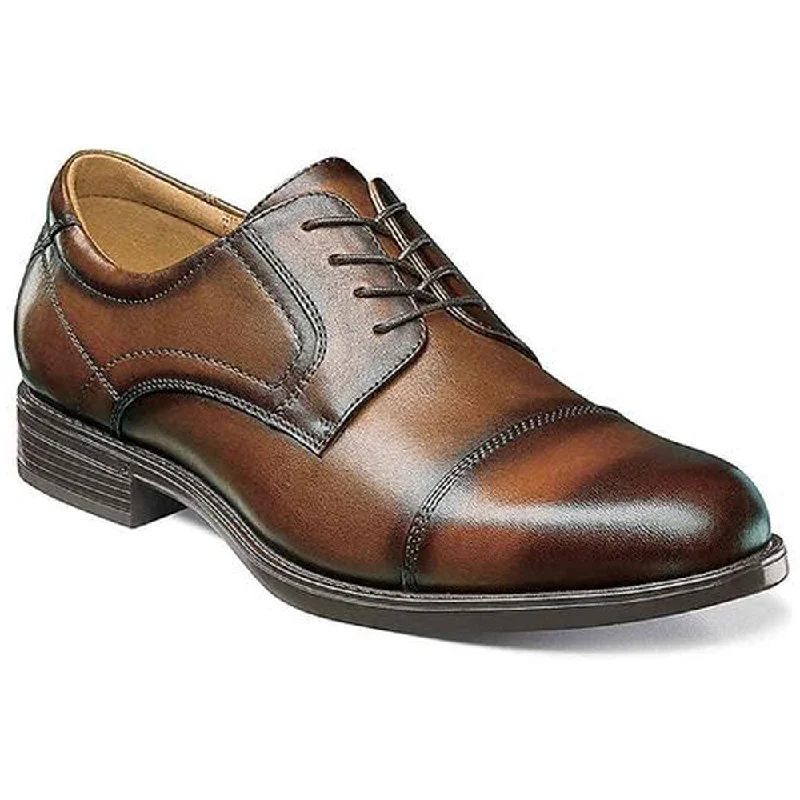 Men's Oxfords with a perforated leather strap for ventilationFlorsheim Midtown Cap Toe Oxford Cognac Leather (Men's) Men's Oxfords with a perforated leather strap for ventilationFlorsheim Midtown Cap Toe Oxford Cognac Leather (Men's)