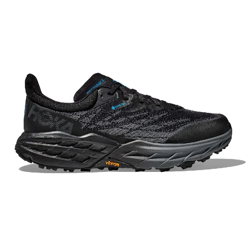 Men's Oxford shoes with a buckle closure and a pointed toeHoka One One Men's SpeedGoat 5 Black Gore-Tex Waterproof Men's Oxford shoes with a buckle closure and a pointed toeHoka One One Men's SpeedGoat 5 Black Gore-Tex Waterproof