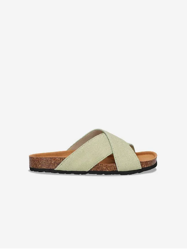 Men's sandals with a buckle closureSamui Unisex Piñatex Vegan Leather Sandals | Green Men's sandals with a buckle closureSamui Unisex Piñatex Vegan Leather Sandals | Green