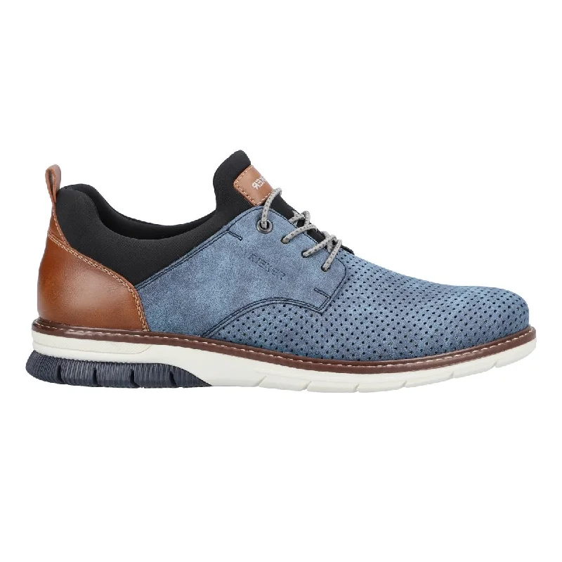 Men's Oxfords with a classic silhouette and a high - shine finishRieker Men's 14450-22 Navy Men's Oxfords with a classic silhouette and a high - shine finishRieker Men's 14450-22 Navy