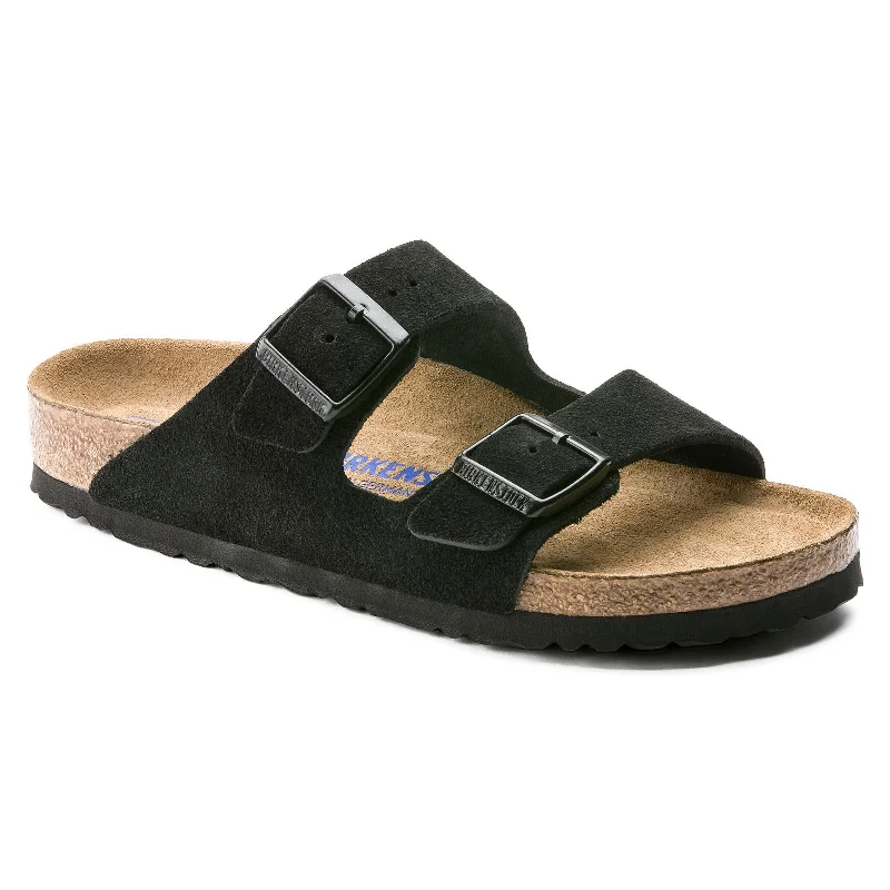 Men's sandals with a flexible sole for easy movementBirkenstock Arizona Soft Footbed - Suede Men's sandals with a flexible sole for easy movementBirkenstock Arizona Soft Footbed - Suede
