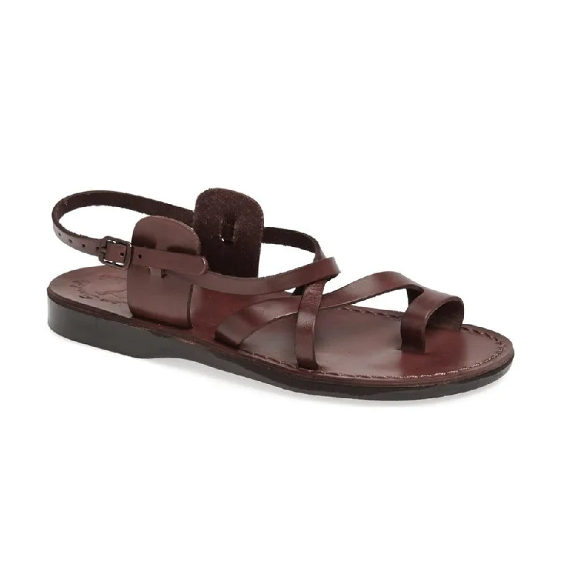 Men's sandals with a wide strap for supportThe Good Shepherd Buckle - Leather Toe Loop Sandal | Brown Men's sandals with a wide strap for supportThe Good Shepherd Buckle - Leather Toe Loop Sandal | Brown
