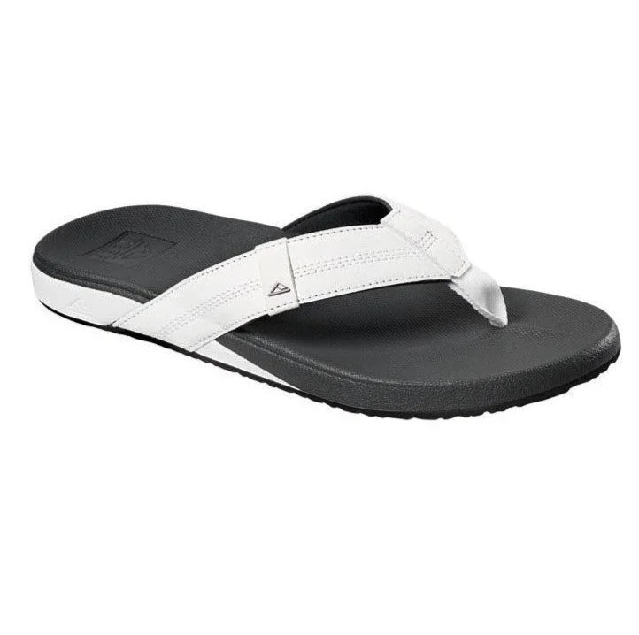 Waterproof men's sandals for water activitiesReef Cushion Bounce Phantom Mens Sandal - White Grey Waterproof men's sandals for water activitiesReef Cushion Bounce Phantom Mens Sandal - White Grey