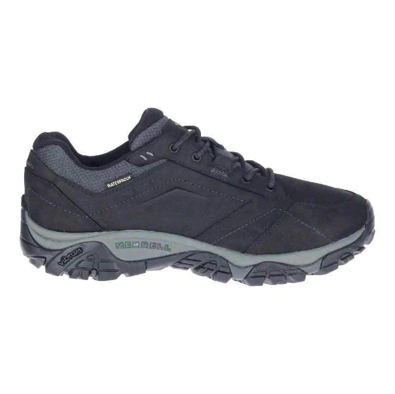 Men's Oxfords in a dark burgundy leather for a unique styleMerrell Men's Moab Adventure Lace Black Waterproof Men's Oxfords in a dark burgundy leather for a unique styleMerrell Men's Moab Adventure Lace Black Waterproof