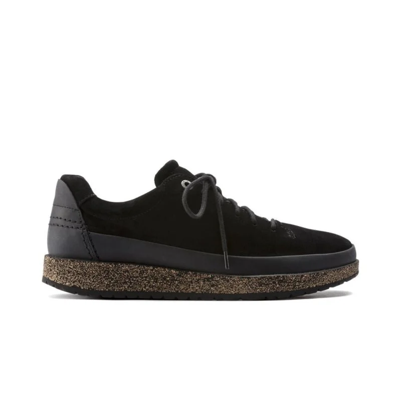 Men's Oxford shoes with a leather lining for breathabilityBirkenstock Honnef Low - Black Suede Leather Men's Oxford shoes with a leather lining for breathabilityBirkenstock Honnef Low - Black Suede Leather
