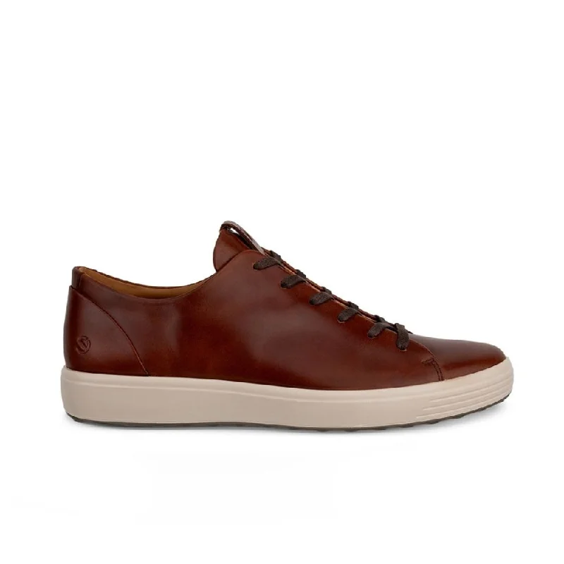 Men's Oxford shoes with a shock - absorbing insole and a leather liningEcco Men's Soft 7 - Cognac Men's Oxford shoes with a shock - absorbing insole and a leather liningEcco Men's Soft 7 - Cognac