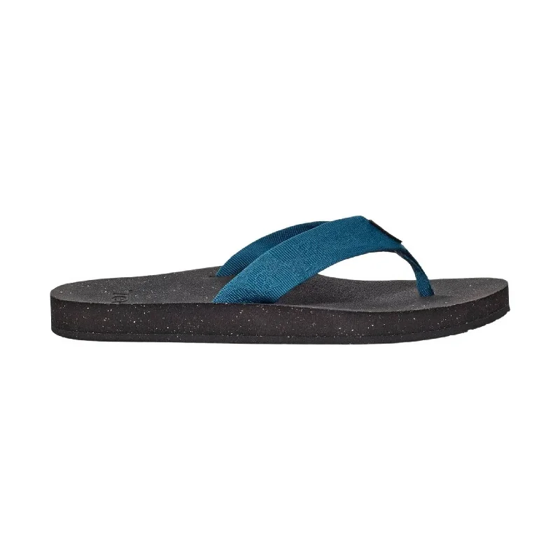 Waterproof men's sandals for water activitiesTeva Men's Reflip Flip Flop - Textural Blue Waterproof men's sandals for water activitiesTeva Men's Reflip Flip Flop - Textural Blue