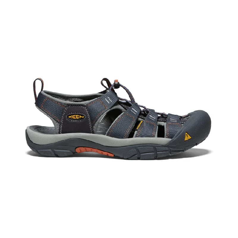 Men's sandals with a perforated leather upper for ventilationMen's Newport H2 Sandal | India Ink/Rust Men's sandals with a perforated leather upper for ventilationMen's Newport H2 Sandal | India Ink/Rust