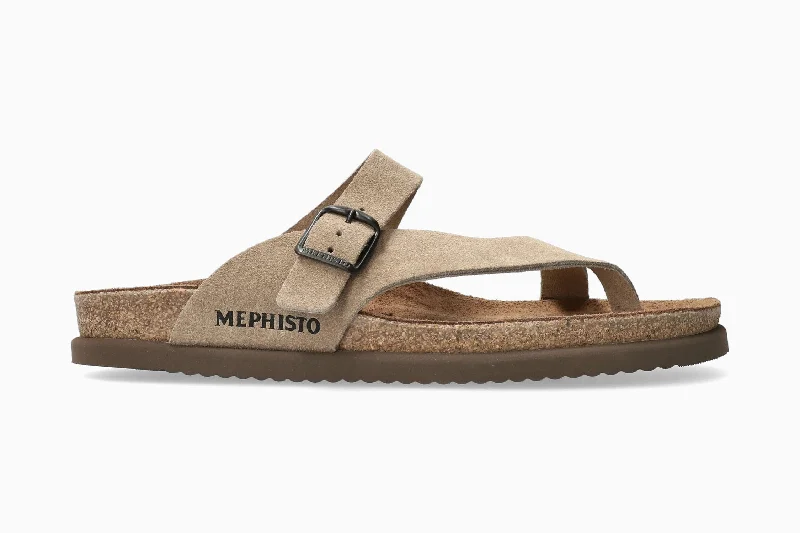 Men's sandals with a wide strap for supportNiels - Warm Grey