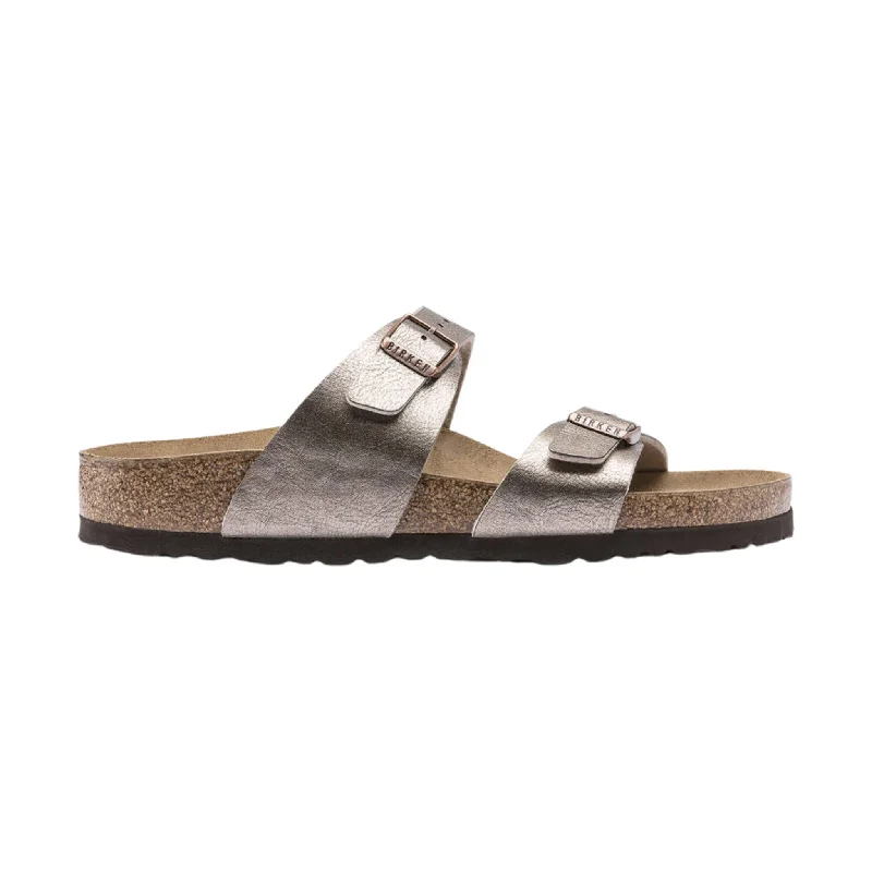 Men's sandals with a buckle closureBirkenstock Sydney Sandal - Birko Flor Graceful Taupe Men's sandals with a buckle closureBirkenstock Sydney Sandal - Birko Flor Graceful Taupe