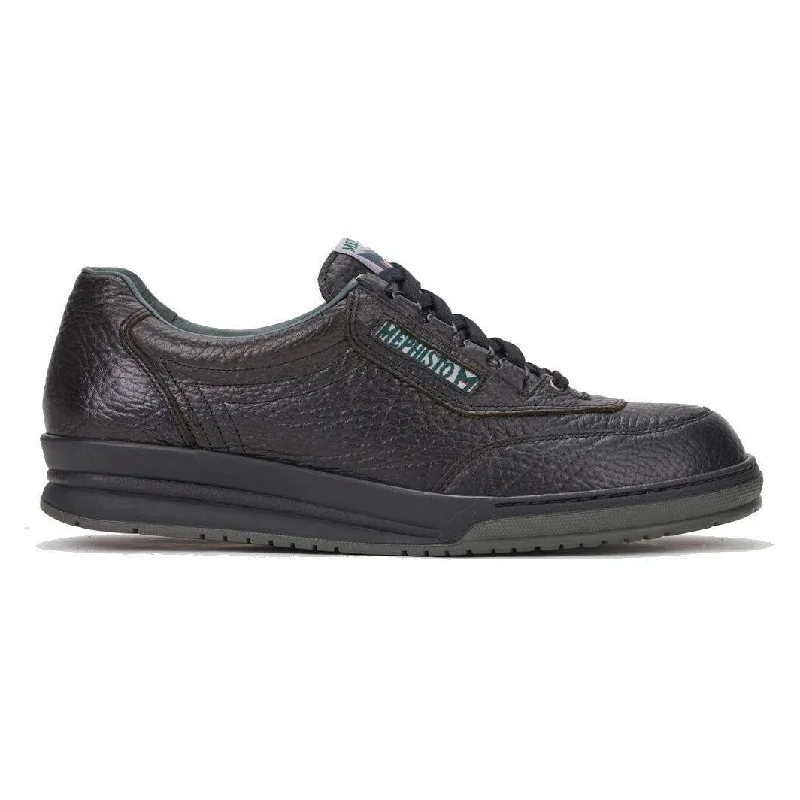 Men's Oxford shoes with a decorative inlay on the toeMephisto Men's Match Black Grain Men's Oxford shoes with a decorative inlay on the toeMephisto Men's Match Black Grain