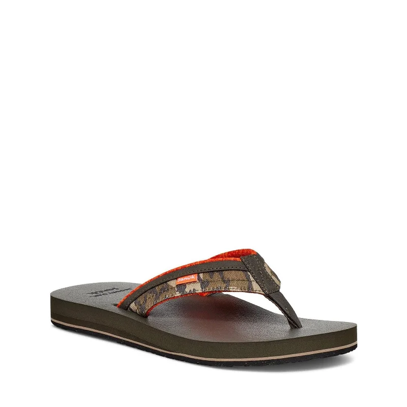 Men's sandals with a flexible sole for easy movementMen's Shoes Sanuk ZIGGY X MOSSY OAK Water-Resistant Sandals 1154891 ORIGINAL Men's sandals with a flexible sole for easy movementMen's Shoes Sanuk ZIGGY X MOSSY OAK Water-Resistant Sandals 1154891 ORIGINAL